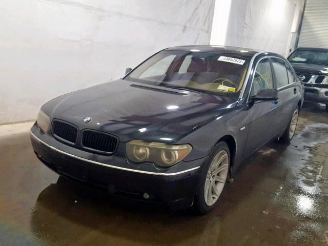 WBAGN63483DR16341 - 2003 BMW 745 LI BLACK photo 2