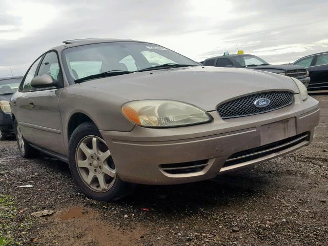 1FAFP56U06A121438 - 2006 FORD TAURUS SEL GOLD photo 1