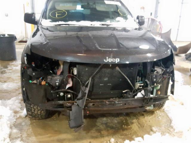 1J4RR4GG4BC552359 - 2011 JEEP GRAND CHER BLACK photo 9