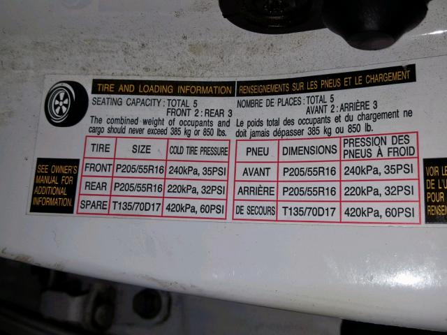 JTLKE50E391091392 - 2009 TOYOTA SCION XB Ақ фото 10