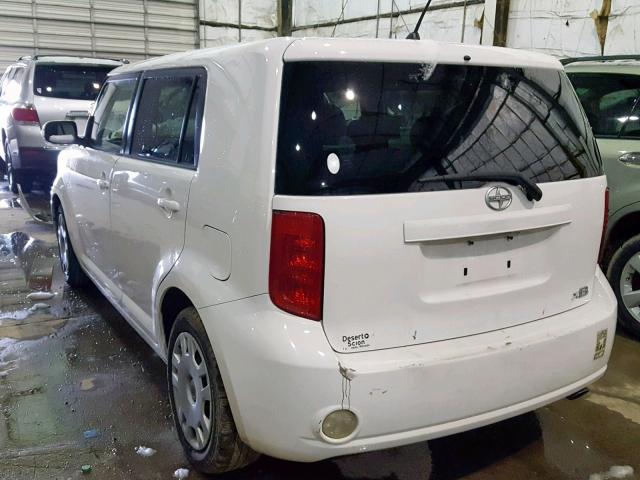 JTLKE50E391091392 - 2009 TOYOTA SCION XB Ақ фото 3