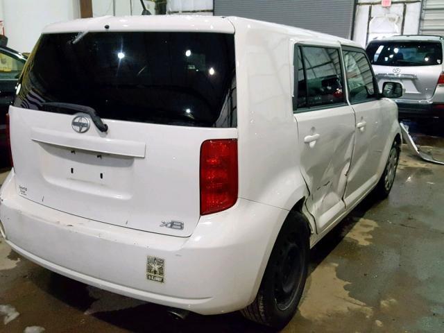 JTLKE50E391091392 - 2009 TOYOTA SCION XB Ақ фото 4