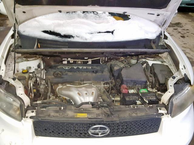 JTLKE50E391091392 - 2009 TOYOTA SCION XB Ақ фото 7