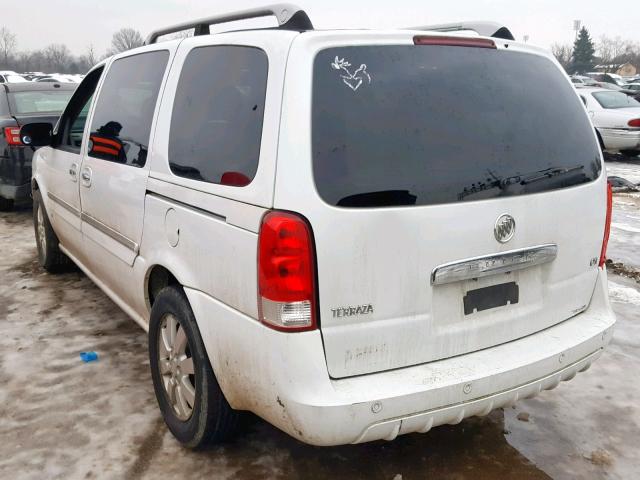 5GADV33177D105860 - 2007 BUICK TERRAZA CX WHITE photo 3