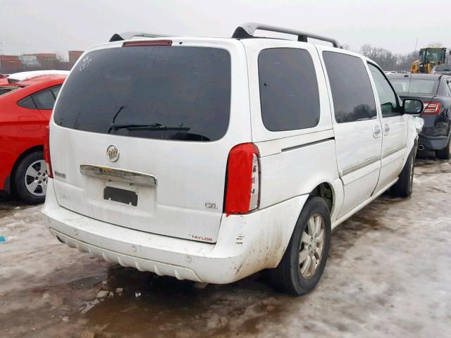 5GADV33177D105860 - 2007 BUICK TERRAZA CX WHITE photo 4