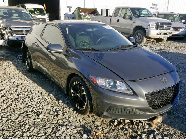 JHMZF1D41ES003055 - 2014 HONDA CR-Z GRAY photo 1