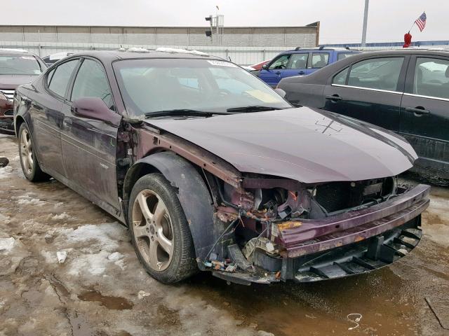 2G2WC58C361128845 - 2006 PONTIAC GRAND PRIX PURPLE photo 1