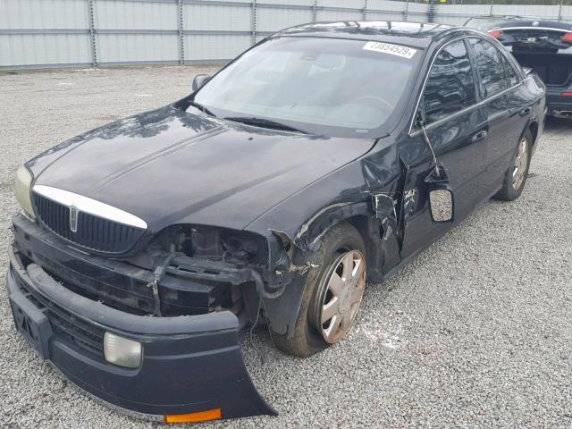 1LNHM87AX2Y701293 - 2002 LINCOLN LS BLACK photo 2
