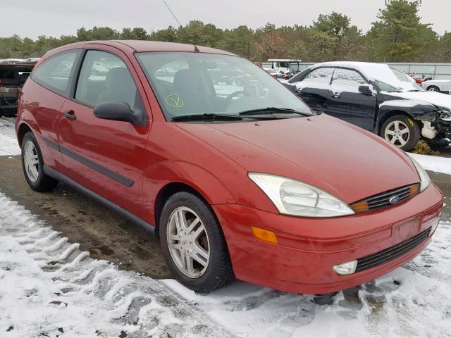 3FAFP31322R114624 - 2002 FORD FOCUS ZX3 RED photo 1