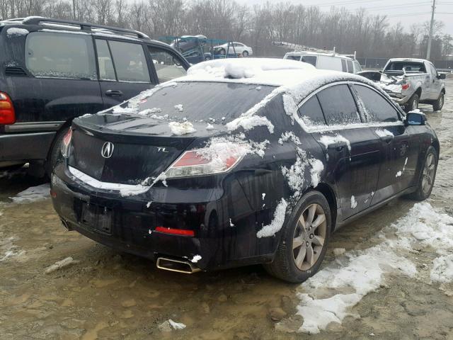 19UUA8F54DA003498 - 2013 ACURA TL TECH BLACK photo 4
