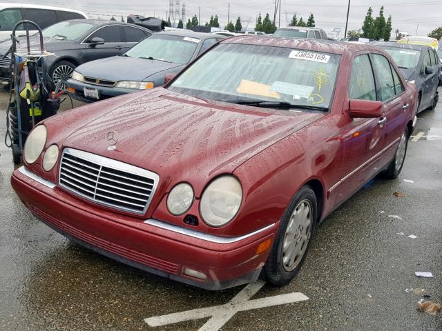 WDBJF65H3XA734008 - 1999 MERCEDES-BENZ E 320 BURGUNDY photo 2