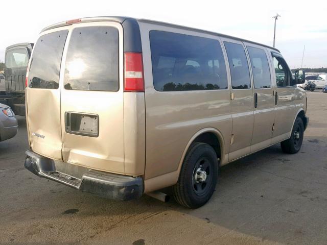 1GNFG15X851160184 - 2005 CHEVROLET EXPRESS G1 GOLD photo 4