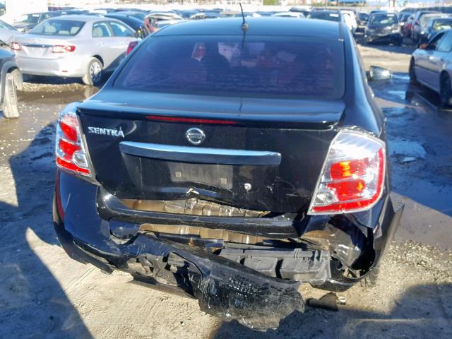 3N1AB6AP8CL723778 - 2012 NISSAN SENTRA 2.0 BLACK photo 9