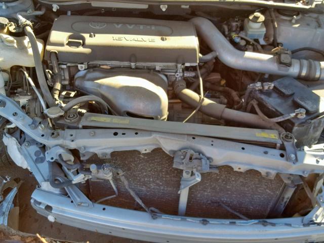 JTKDE177950009081 - 2005 TOYOTA SCION TC ვერცხლისფერი ფოტო 7