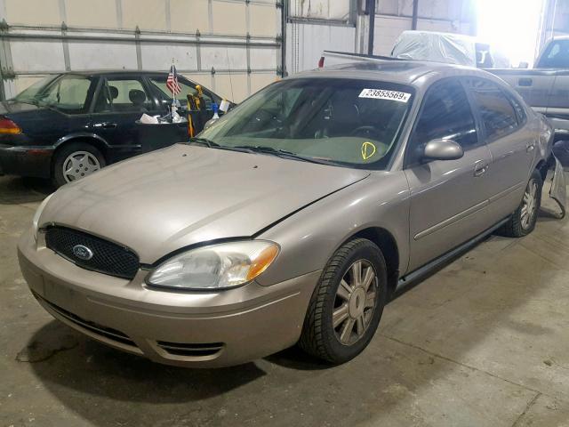 1FAFP56225A269930 - 2005 FORD TAURUS SEL BROWN photo 2