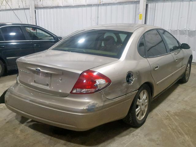 1FAFP56225A269930 - 2005 FORD TAURUS SEL BROWN photo 4