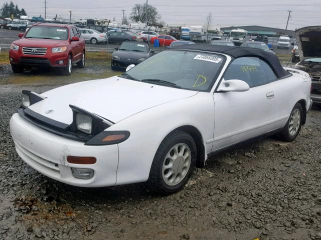 JT5ST87K0N0111673 - 1992 TOYOTA CELICA GT WHITE photo 2