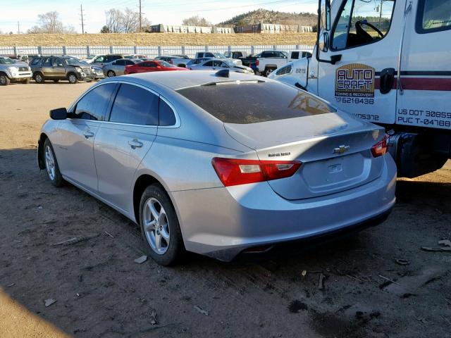 1G1ZB5ST3HF102755 - 2017 CHEVROLET MALIBU LS SILVER photo 3