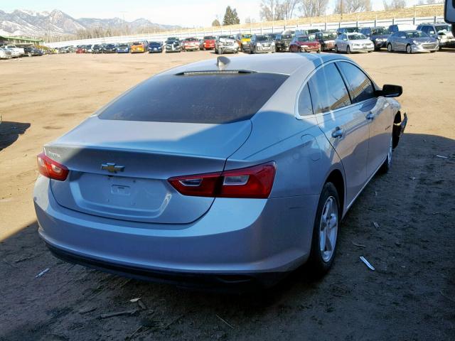 1G1ZB5ST3HF102755 - 2017 CHEVROLET MALIBU LS SILVER photo 4