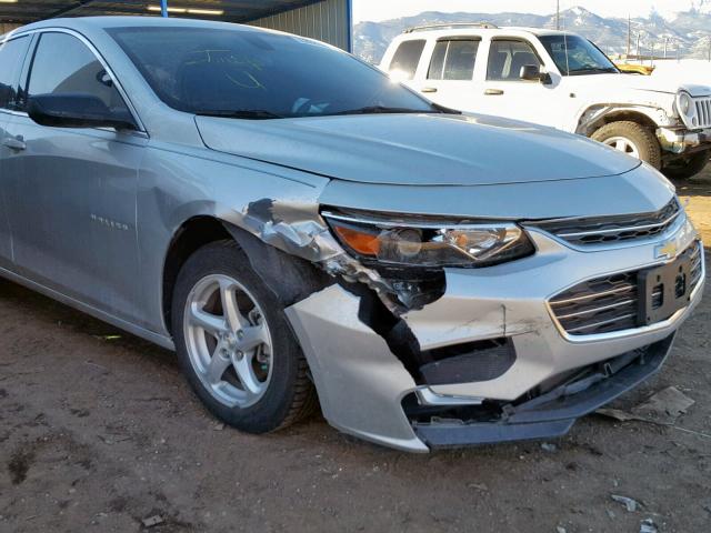1G1ZB5ST3HF102755 - 2017 CHEVROLET MALIBU LS SILVER photo 9