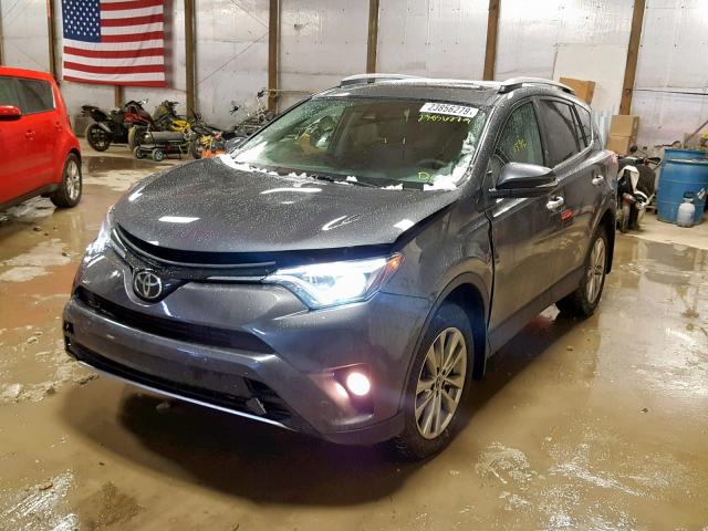 2T3DFREV5HW591586 - 2017 TOYOTA RAV4 LIMIT GRAY photo 2