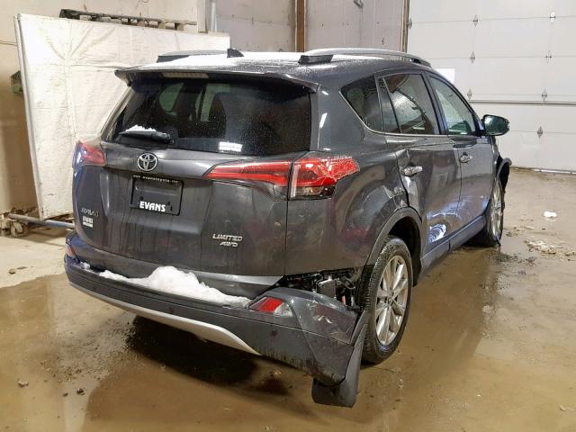 2T3DFREV5HW591586 - 2017 TOYOTA RAV4 LIMIT GRAY photo 4