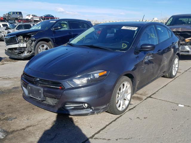 1C3CDFBA8DD324486 - 2013 DODGE DART SXT GRAY photo 2