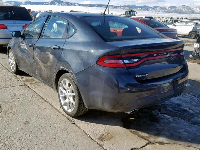 1C3CDFBA8DD324486 - 2013 DODGE DART SXT GRAY photo 3