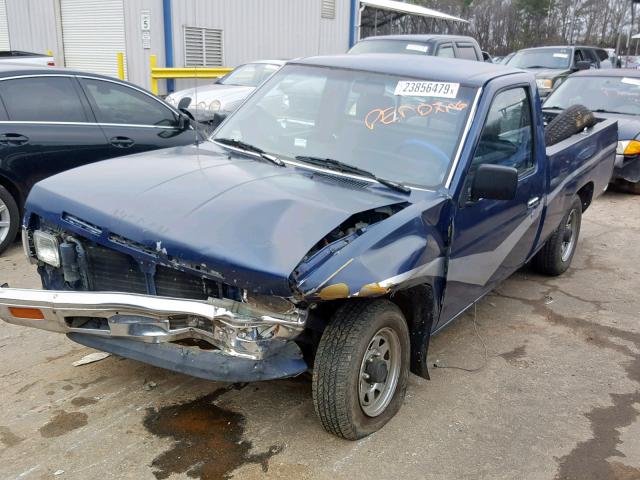 1N6SD11S3LC334221 - 1990 NISSAN D21 SHORT BLUE photo 2