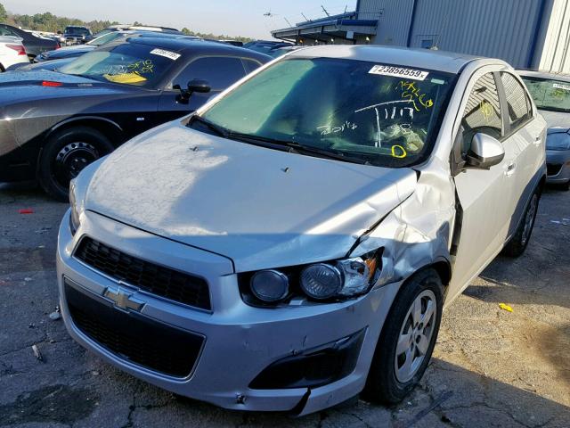 1G1JA5SH1G4150339 - 2016 CHEVROLET SONIC LS 银色 照片 2