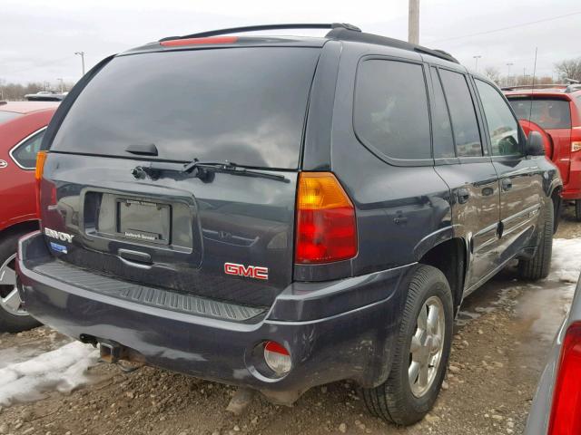 1GKDT13S232344115 - 2003 GMC ENVOY BLACK photo 4