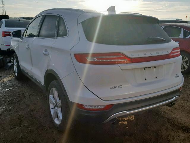 5LMCJ1C97GUJ05205 - 2016 LINCOLN MKC PREMIE WHITE photo 3