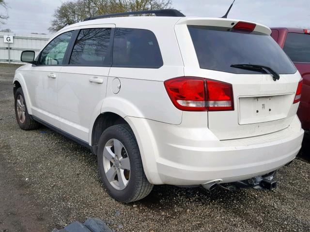 3D4PH1FGXBT502203 - 2011 DODGE JOURNEY MA WHITE photo 3