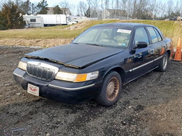 2MEFM75W5YX684723 - 2000 MERCURY GRAND MARQ BLACK photo 2