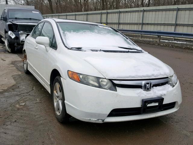 2HGFA16988H514450 - 2008 HONDA CIVIC EXL WHITE photo 1