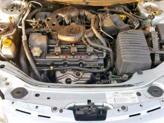 1C3EL65RX2N234955 - 2002 CHRYSLER SEBRING LI GREEN photo 7