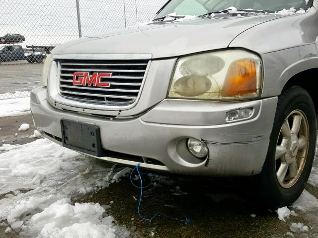 1GKDT13SX62276215 - 2006 GMC ENVOY SILVER photo 9