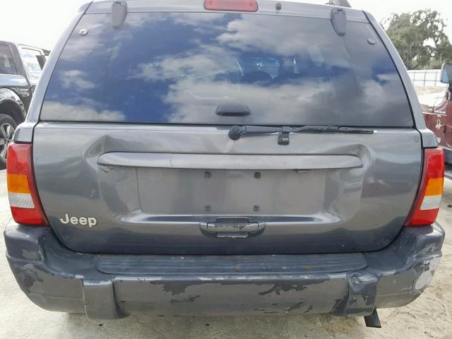 1J4GX48S84C335870 - 2004 JEEP GRAND CHER GRAY photo 10