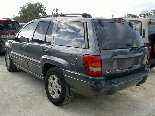 1J4GX48S84C335870 - 2004 JEEP GRAND CHER GRAY photo 3