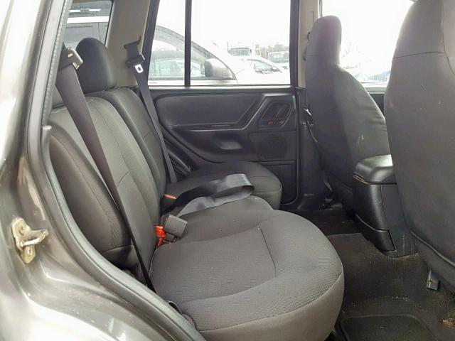 1J4GX48S84C335870 - 2004 JEEP GRAND CHER GRAY photo 6