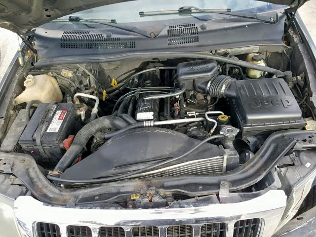 1J4GX48S84C335870 - 2004 JEEP GRAND CHER GRAY photo 7