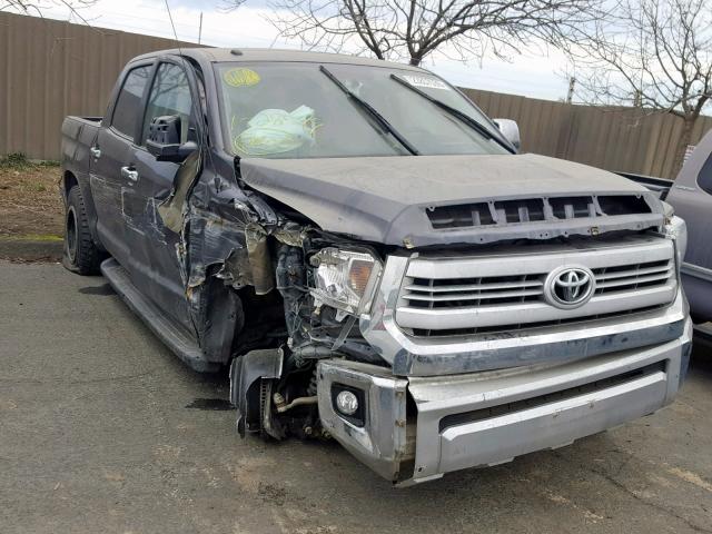 5TFAY5F19FX428370 - 2015 TOYOTA TUNDRA CRE GRAY photo 1