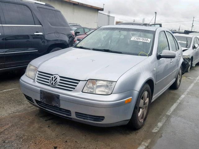 3VWSP69M43M182703 - 2003 VOLKSWAGEN JETTA GLS SILVER photo 2