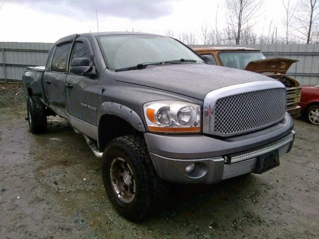 3D7KS29C26G140721 - 2006 DODGE RAM 2500 GRAY photo 1