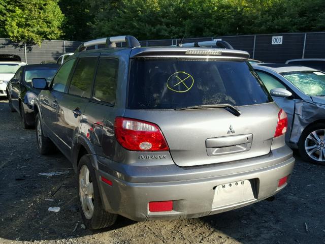 JA4LX41F25U029464 - 2005 MITSUBISHI OUTLANDER GRAY photo 3