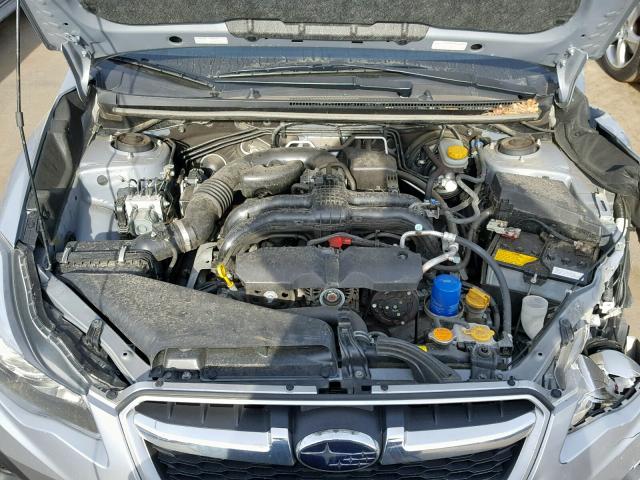 JF1GJAA65EH009344 - 2014 SUBARU IMPREZA BA SILVER photo 7