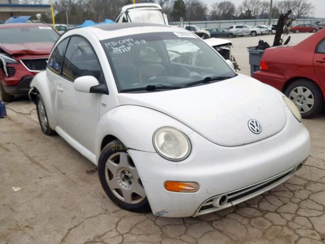 3VWDD21C31M440199 - 2001 VOLKSWAGEN NEW BEETLE Weiß Foto 1