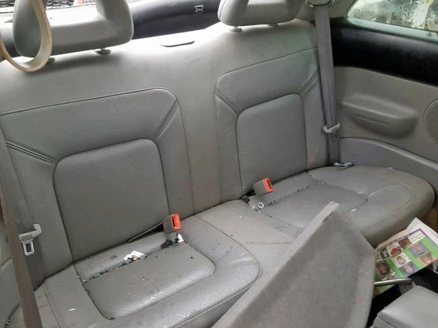 3VWDD21C31M440199 - 2001 VOLKSWAGEN NEW BEETLE Weiß Foto 6