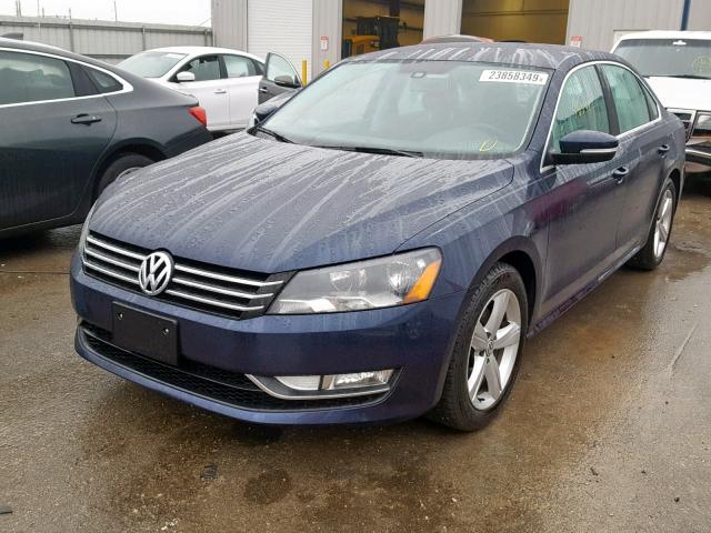 1VWAS7A3XFC089466 - 2015 VOLKSWAGEN PASSAT S BLUE photo 2