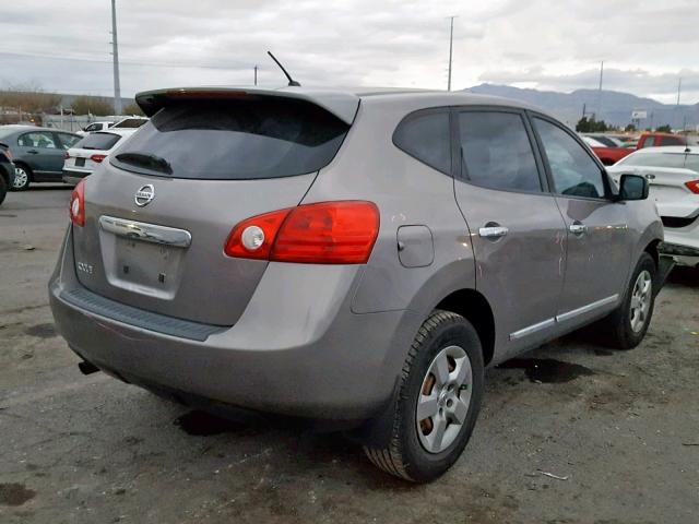 JN8AS5MT1BW166290 - 2011 NISSAN ROGUE S GRAY photo 4